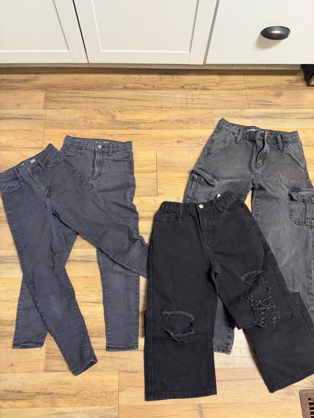 LOT of Black Teen/Girls Denim Pants